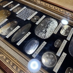 24金メッキ レプリカ小判セット 大判 小判 古銭 額縁付き 24KGPゴールドの画像