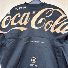 イタリアミラノBOLINI KITHコカコーラプリント　刺繍トレーナーXLの画像