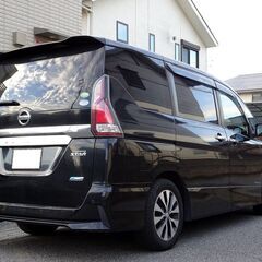 車検満タン セレナハイブリッド プロパイロットエディション エマージェンシーブレーキ ナビ フルセグTV Bluetooth フリップダウンモニター バックモニター 両側パワスラ インテリキー LEDライト ETCの画像