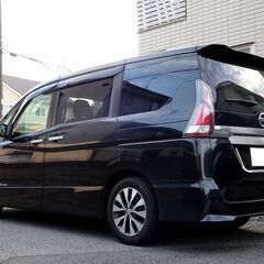 車検満タン セレナハイブリッド プロパイロットエディション エマージェンシーブレーキ ナビ フルセグTV Bluetooth フリップダウンモニター バックモニター 両側パワスラ インテリキー LEDライト ETCの画像