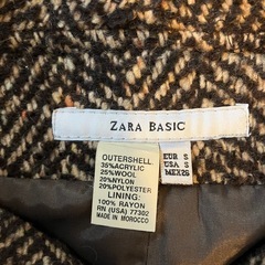 ZARA コート　茶色の画像