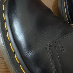 ブラックレザー 3ホールシューズ24cmの画像