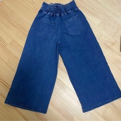 レディース　デニム　ワイドパンツの画像