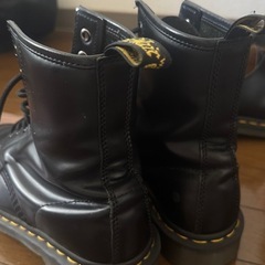 ドクターマーチン ブラック レースアップブーツ US 7 24cmの画像