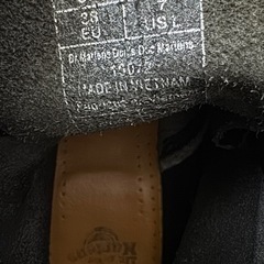 ドクターマーチン ブラック レースアップブーツ US 7 24cmの画像