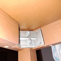 ダイニングテーブル(木製)、椅子２脚　(木製)の画像