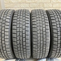 スタッドレス4本、ラクティス純正鉄ホイール、カバー付きの画像