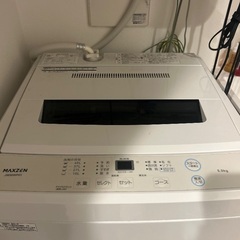 【商談中】洗濯機(MAXZEN JW50WP01)5.0kgの画像