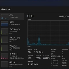 【中古】FUJITSU LIFEBOOK AH53/B3 【マザーボード交換品】の画像