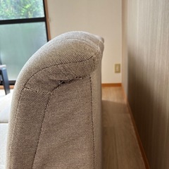 ニトリ2人かけローソファの画像