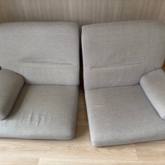 ニトリ2人かけローソファの画像