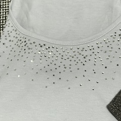 レディース 長袖Tシャツ 2枚 水色と黒の画像