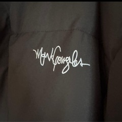 GONZ by Mark Gonzales ブラック ダウンジャケット Lサイズの画像