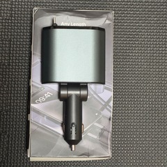 【美品】巻き取り式4in1車用充電器 Type-C USB シガーソケット急速充電機
の画像