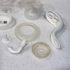 pigeon 手動式母乳搾乳器 クリア/ホワイトの画像