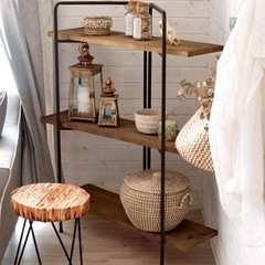 【無料】アイアン×ウッド シェルフの画像