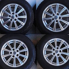 スタッドレスタイヤセット　ice GUARD G075 215/70R16 MiLLOUS 16インチの画像