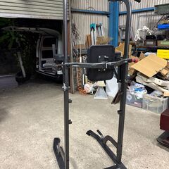 Wolfyok 懸垂マシン チンニングスタンド 多機能マルチジム 耐荷重200kg 高さ調節可 ディップス対応の画像