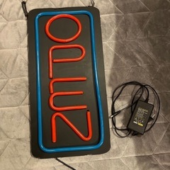 看板　OPEN  ネオン看板の画像