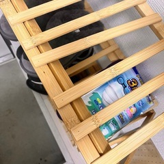 シューズラック　4段　木製の画像