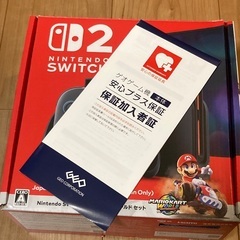 Switch2本体＋保護フィルム＋SDカードセットの画像