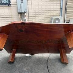 座卓 無垢材 テーブル 光沢仕上げの画像