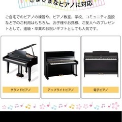 ピアノ　補助ペダル　carina カリーナ　ブラウンの画像