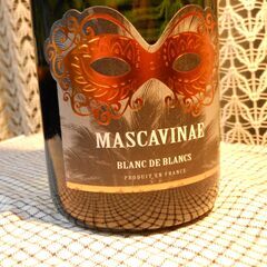 出品中のお酒複数希望の方値下げ交渉あり、MASCAVINAE マスカヴィネ・ブラン・ド・ブラン スパリングワイン　白 辛口　750mL 11%の画像