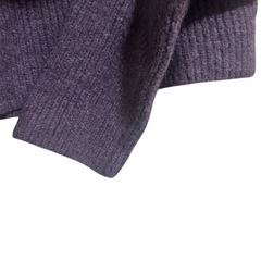 GU パープル クロップドニット 長袖 Lの画像