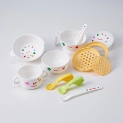 ミキハウス テーブルウェアセット 離乳食調理 食器の画像
