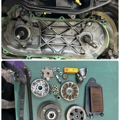 スペイシー100✨オイルとプラグ交換済み❗️下取りや配達可能ですの画像