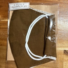 【2枚】大きめサイズ布製マスク✨新品未使用の画像