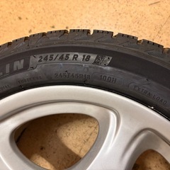 ミシュラン X-ICE SNOW 245/45R18 + ベンツ純正ホイール 4本セットの画像