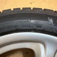 ミシュラン X-ICE SNOW 245/45R18 + ベンツ純正ホイール 4本セットの画像