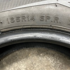 165R14 6P 165/80R14 ダンロップウインターマックスバン 4本セットの画像