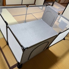 【赤ちゃん】ソフトベビーサークル（スクエアM）の画像