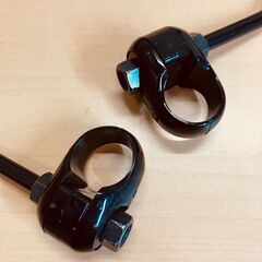 自転車用 バックミラー（ブラック）２個セットの画像