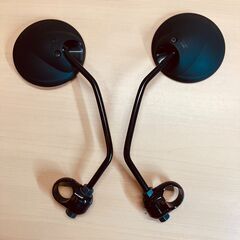 自転車用 バックミラー（ブラック）２個セットの画像