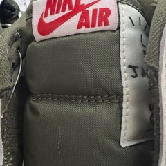 箱あり　Travis Scott × Nike Air Jordan 1 Low OG SP "Reverse Olive"の画像