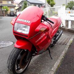 ドカティ　パソ　昭和62年5月　ディーラーもの　13666ｋｍ　４年前に車検切れ実動の画像