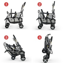 2人乗りベビーカーの画像