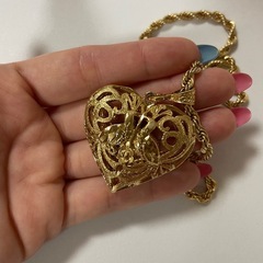 14KGP ネックレス　ハートの画像