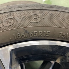 ⭐︎軽自動車用タイヤホイール165/55R15⭐︎の画像