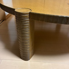 丸テーブル　ろーてーぶるローテーブルの画像