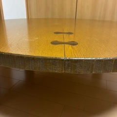 丸テーブル　ろーてーぶるローテーブルの画像