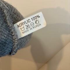 ニット帽　男女兼用　レディース　メンズ　グレー　ニット　帽子　ビーニーの画像