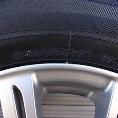 195/65R15 新車時外し夏タイヤ 中古アルミホイールセットの画像