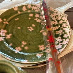 宇野千代 桜柄 お蕎麦セット(新品未使用)の画像