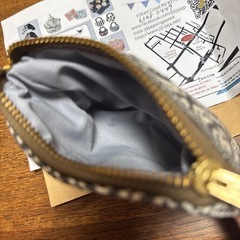 刺子風ポーチの画像