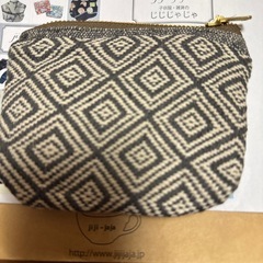 刺子風ポーチの画像